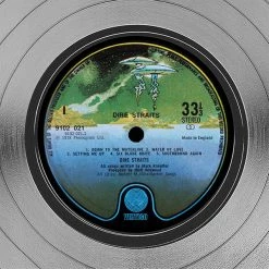 RARE-T Dire Straits - Self-titled Platinum LP Limited Signature Edition Studio Licensed Custom Frame