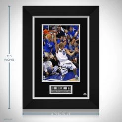 RARE-T Dallas Mavericks - Dirk Nowitzki Photo Limited Signature Edition Studio Licensed Custom Frame NEW