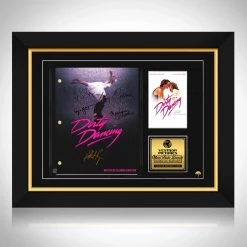 RARE-T Dirty Dancing Script Limited Signature Edition Studio Licensed Custom Frame Limited Edition Frames