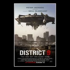 RARE-T District 9 Transcript Limited Signature Edition Studio Licensed Custom Frame