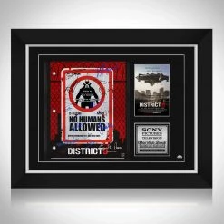 RARE-T District 9 Transcript Limited Signature Edition Studio Licensed Custom Frame