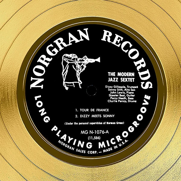 RARE-T Dizzy Gillespie - The Modern Jazz Sextet Gold LP Limited Signature Edition Studio Licensed Custom Frame 5 RARE-T Dizzy Gillespie - The Modern Jazz Sextet Gold LP Limited Signature Edition Studio Licensed Custom Frame