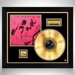 RARE-T Dizzy Gillespie - The Modern Jazz Sextet Gold LP Limited Signature Edition Studio Licensed Custom Frame