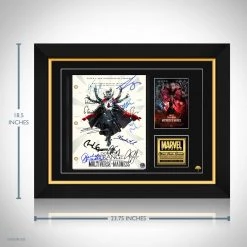 RARE-T Doctor Strange In The Multiverse Of Madness Script Limited Signature Edition Studio Licensed Custom Frame