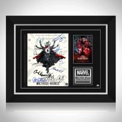 RARE-T Doctor Strange In The Multiverse Of Madness Script Limited Signature Edition Studio Licensed Custom Frame