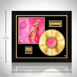 RARE-T Limited Edition Frames Doja Cat - Hot Pink Gold LP Limited Signature Edition Studio Licensed Custom Frame 12 RARE-T Limited Edition Frames Doja Cat - Hot Pink Gold LP Limited Signature Edition Studio Licensed Custom Frame