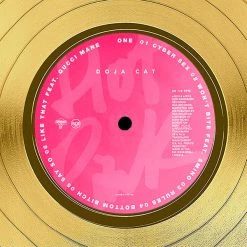 RARE-T Limited Edition Frames Doja Cat - Hot Pink Gold LP Limited Signature Edition Studio Licensed Custom Frame 13 RARE-T Limited Edition Frames Doja Cat - Hot Pink Gold LP Limited Signature Edition Studio Licensed Custom Frame