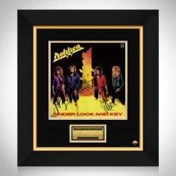 RARE-T Dokken - Under Lock And Key LP Cover Limited Signature Edition Studio Licensed Custom Frame