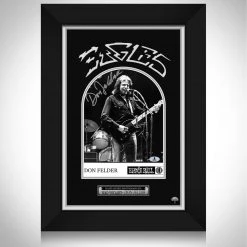 PPC The Eagles - Beckett Certified Hand-Signed Photo By Don Felder Custom Frame Signed Memorabilia