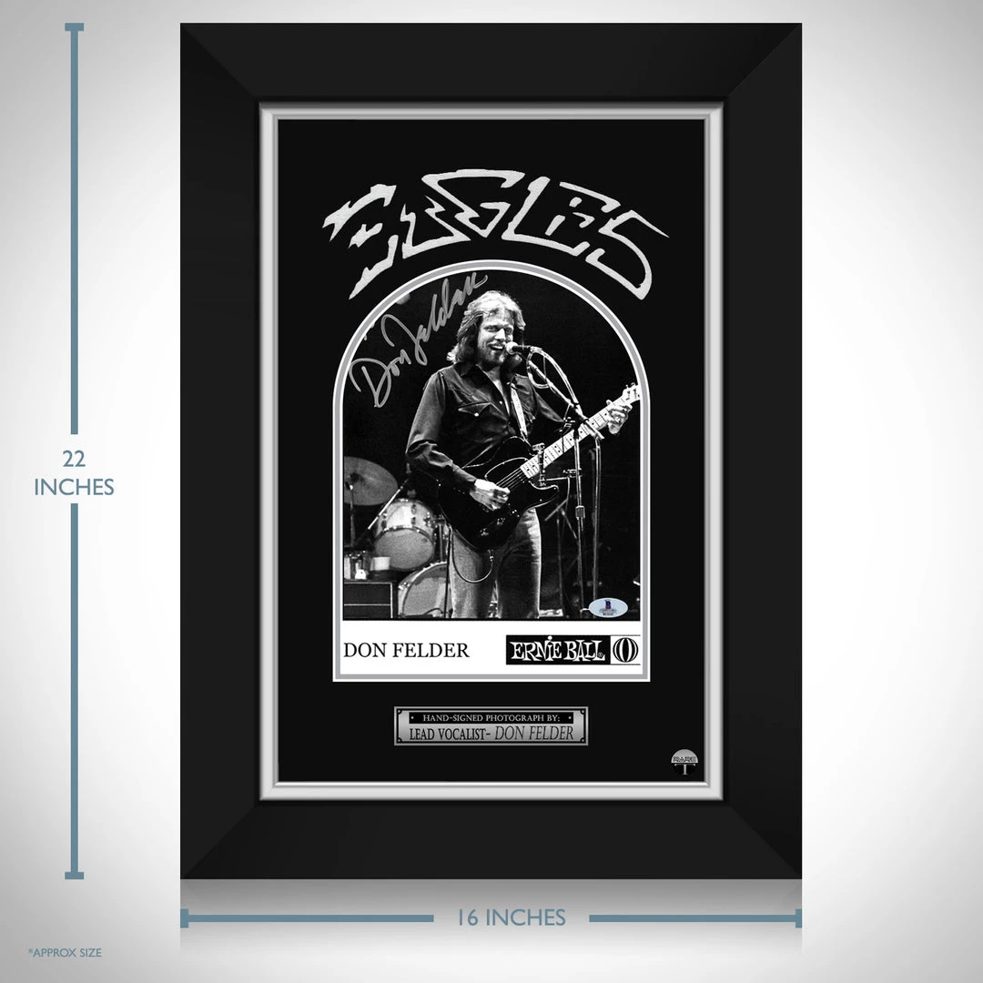 PPC The Eagles - Beckett Certified Hand-Signed Photo By Don Felder Custom Frame Signed Memorabilia 3 PPC The Eagles - Beckett Certified Hand-Signed Photo By Don Felder Custom Frame Signed Memorabilia