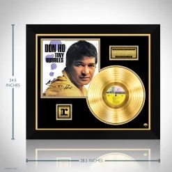 RARE-T Don Ho - Tiny Bubbles Gold LP Limited Signature Edition Studio Licensed Custom Frame 12 RARE-T Don Ho - Tiny Bubbles Gold LP Limited Signature Edition Studio Licensed Custom Frame