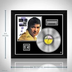 RARE-T Don Ho - Tiny Bubbles Platinum LP Limited Signature Edition Studio Licensed Custom Frame 12 RARE-T Don Ho - Tiny Bubbles Platinum LP Limited Signature Edition Studio Licensed Custom Frame