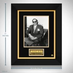 RARE-T Don Vito Genovese Photo Limited Signature Edition Studio Licensed Custom Frame