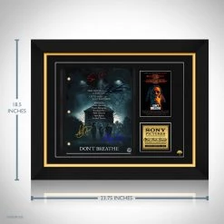 RARE-T Don't Breathe Transcript Limited Signature Edition Studio Licensed Custom Frame NEW