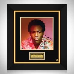 RARE-T Childish Gambino - Because The Internet LP Cover Limited Signature Edition Studio Licensed Custom Frame Limited Edition Frames