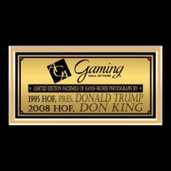RARE-T Donald Trump & Don King Photo Limited Signature Edition Studio Licensed Custom Frame Sports Memorabilia 13 RARE-T Donald Trump & Don King Photo Limited Signature Edition Studio Licensed Custom Frame Sports Memorabilia