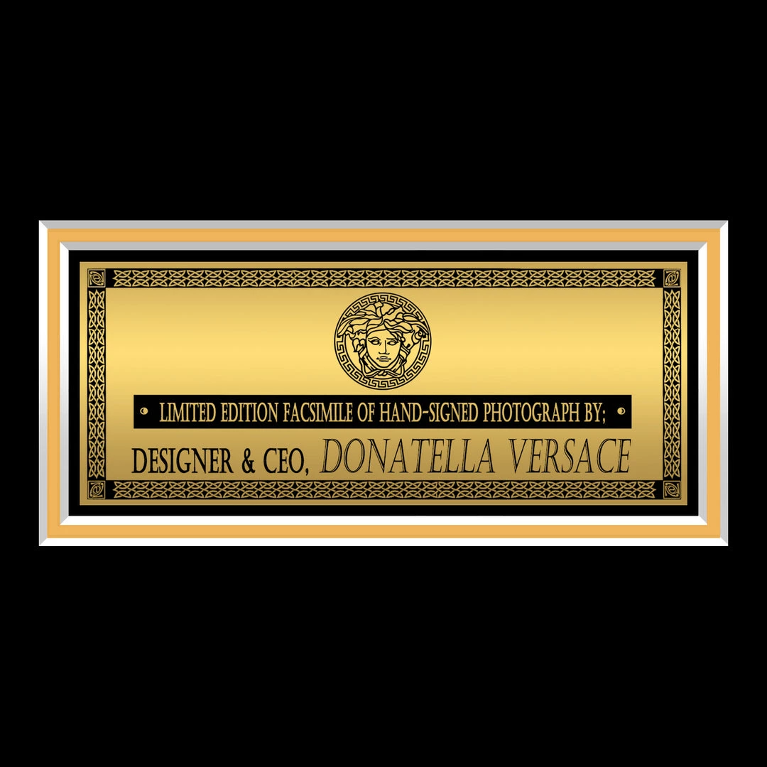 RARE-T Donatella Versace Photo Limited Signature Edition Studio Licensed Custom Frame 5 RARE-T Donatella Versace Photo Limited Signature Edition Studio Licensed Custom Frame