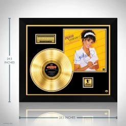 RARE-T Donna Summer - She Works Hard For The Money Gold LP Limited Signature Edition Studio Licensed Custom Frame