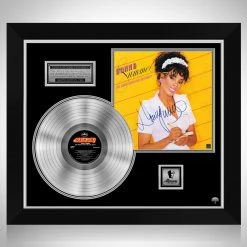 RARE-T Donna Summer - She Works Hard For The Money Platinum LP Limited Signature Edition Studio Licensed Custom Frame