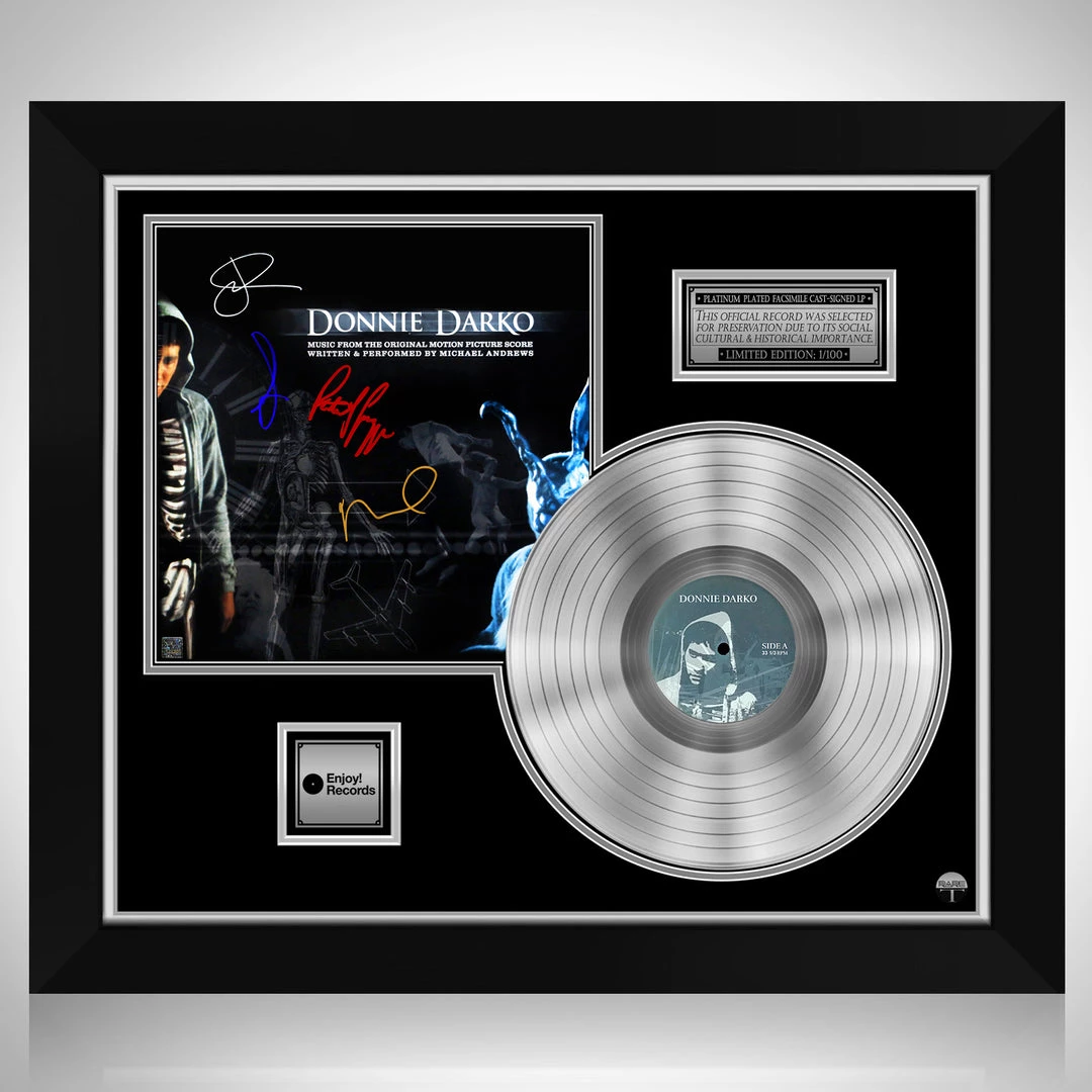 Rare-T Donnie Darko - Original Motion Picture Soundtrack Platinum LP Limited Signature Edition Studio Licensed Custom Frame 1 Rare-T Donnie Darko - Original Motion Picture Soundtrack Platinum LP Limited Signature Edition Studio Licensed Custom Frame