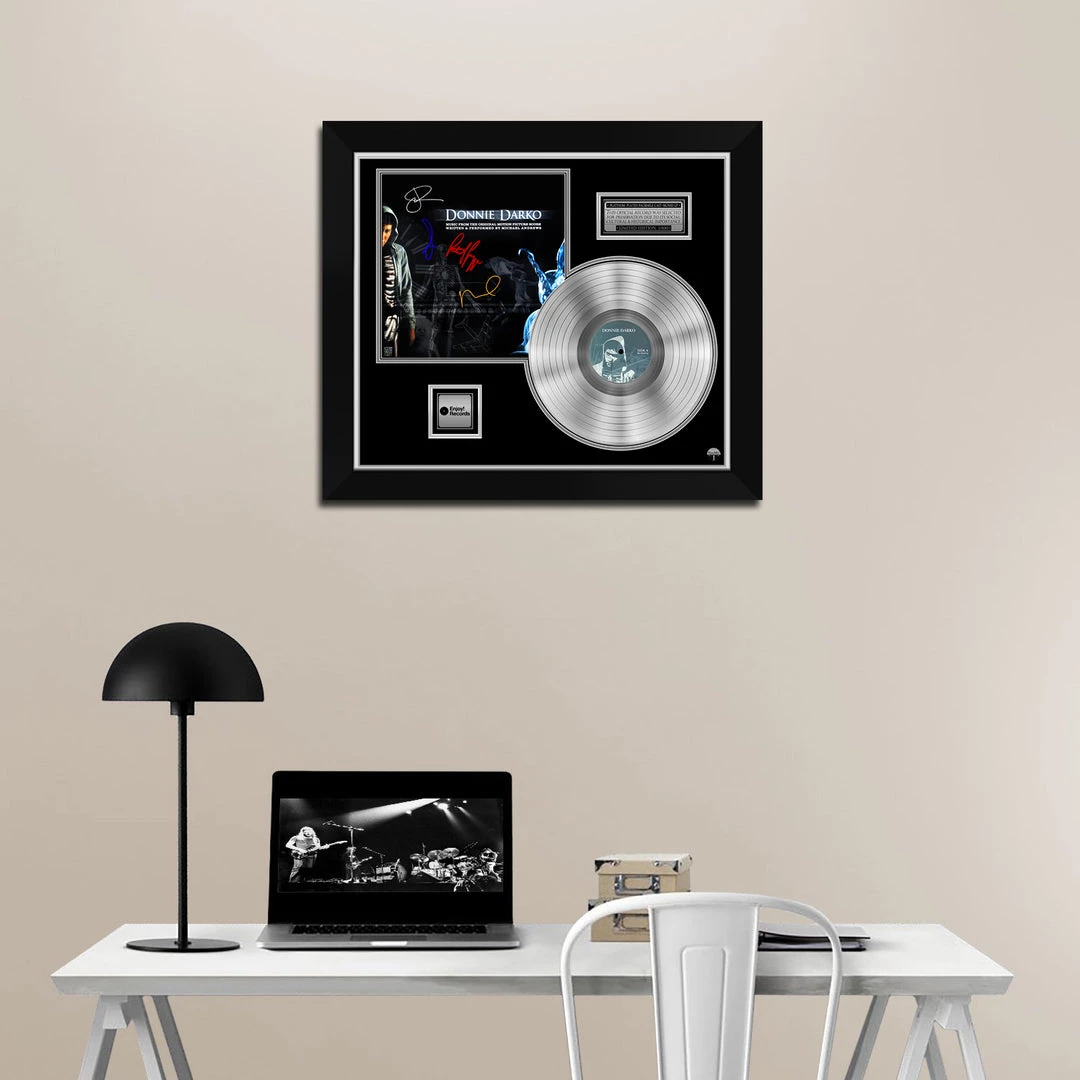 Rare-T Donnie Darko - Original Motion Picture Soundtrack Platinum LP Limited Signature Edition Studio Licensed Custom Frame 2 Rare-T Donnie Darko - Original Motion Picture Soundtrack Platinum LP Limited Signature Edition Studio Licensed Custom Frame