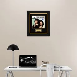 RARE-T Donny & Marie Osmond - The Best Of LP Cover Limited Signature Edition Studio Licensed Custom Frame Limited Edition Frames