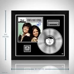RARE-T Donny & Marie Osmond - The Best Of Platinum LP Limited Signature Edition Studio Licensed Custom Frame Limited Edition Frames