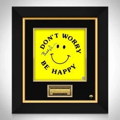 RARE-T Bobby McFerrin Don't Worry Be Happy Limited Signature Edition Studio Licensed LP Cover Custom Frame Limited Edition Frames