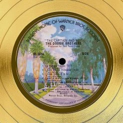 RARE-T Limited Edition Frames The Doobie Brothers - The Captain And Me Gold LP Limited Signature Edition Studio Licensed Custom Frame