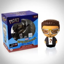 Grosnor Dorbz Vinyl 2017 Tony Stark -Spider-Man Homecoming GameStop Exclusive - Certified Hand-Signed By Stan Lee