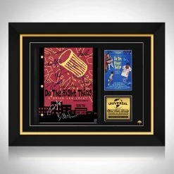 RARE-T Limited Edition Frames Do The Right Thing Script Limited Signature Edition Studio Licensed Custom Frame