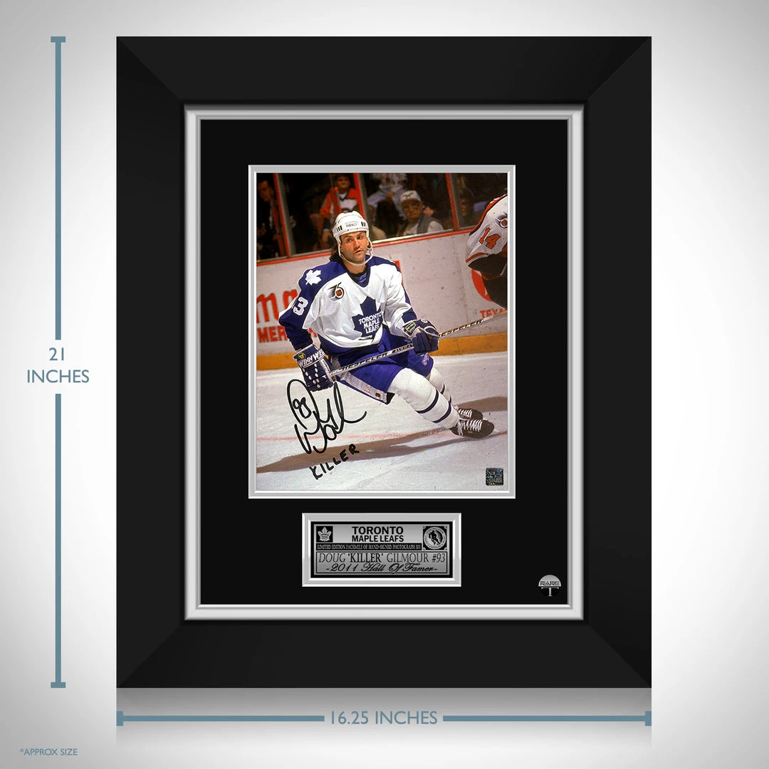 RARE-T Toronto Maples Leafs Doug Gilmour Limited Signature Edition Studio Licensed Photo Custom Frame Sports Memorabilia 2 RARE-T Toronto Maples Leafs Doug Gilmour Limited Signature Edition Studio Licensed Photo Custom Frame Sports Memorabilia