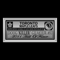 RARE-T Toronto Maples Leafs Doug Gilmour Limited Signature Edition Studio Licensed Photo Custom Frame Sports Memorabilia 11 RARE-T Toronto Maples Leafs Doug Gilmour Limited Signature Edition Studio Licensed Photo Custom Frame Sports Memorabilia