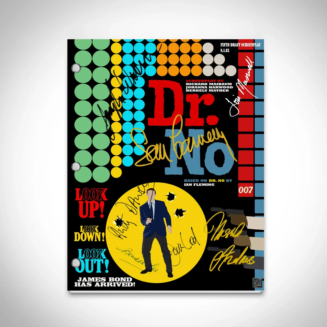 RARE-T James Bond Dr. No Script Limited Signature Edition Studio Licensed Custom Frame 2 RARE-T James Bond Dr. No Script Limited Signature Edition Studio Licensed Custom Frame