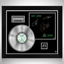 RARE-T Dr. Dre 2001 Platinum LP Limited Signature Edition Studio Licensed Custom Frame