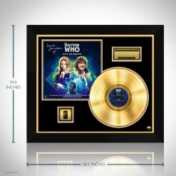 RARE-T Limited Edition Frames Doctor Who (4th) - Original Television Soundtrack Gold LP Limited Signature Edition Studio Licensed Custom Frame