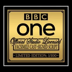 RARE-T Doctor Who (4th) Script Limited Signature Edition Studio Licensed Custom Frame