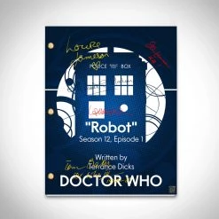 RARE-T Doctor Who (4th) Script Limited Signature Edition Studio Licensed Custom Frame
