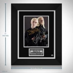 RARE-T Harry Potter- Draco & Lucius Malfoy Photo Limited Signature Edition Studio Licensed Custom Frame