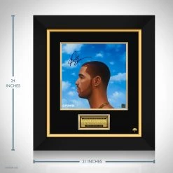 RARE-T Drake - Nothing Was The Same LP Cover Limited Signature Edition Studio Licensed Custom Frame