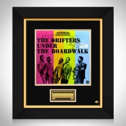 RARE-T The Drifters - Under The Boardwalk LP Cover Limited Signature Edition Studio Licensed Custom Frame