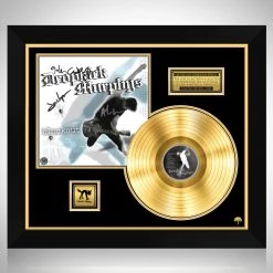 RARE-T Dropkick Murphys - Blackout Gold LP Limited Signature Edition Studio Licensed Custom Frame