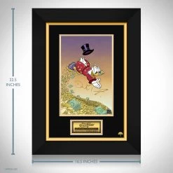 RARE-T Duck Tales - Scrooge McDuck Promotional Art Limited Signature Edition Studio Licensed Custom Frame Limited Edition Frames 9 RARE-T Duck Tales - Scrooge McDuck Promotional Art Limited Signature Edition Studio Licensed Custom Frame Limited Edition Frames