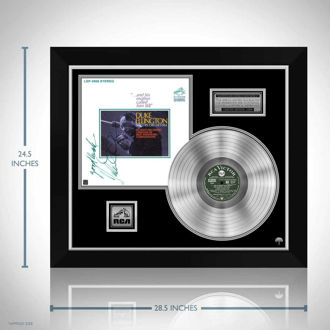 RARE-T Limited Edition Frames Duke Ellington - And His Mother Called Him Bill Platinum LP Limited Signature Edition Studio Licensed Custom Frame 3 RARE-T Limited Edition Frames Duke Ellington - And His Mother Called Him Bill Platinum LP Limited Signature Edition Studio Licensed Custom Frame