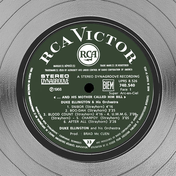 RARE-T Limited Edition Frames Duke Ellington - And His Mother Called Him Bill Platinum LP Limited Signature Edition Studio Licensed Custom Frame 5 RARE-T Limited Edition Frames Duke Ellington - And His Mother Called Him Bill Platinum LP Limited Signature Edition Studio Licensed Custom Frame