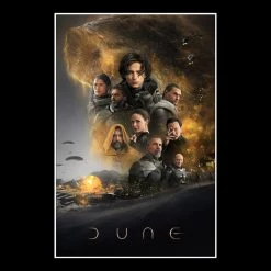 RARE-T Dune 2021 Script Limited Signature Edition Studio Licensed Custom Frame Limited Edition Frames