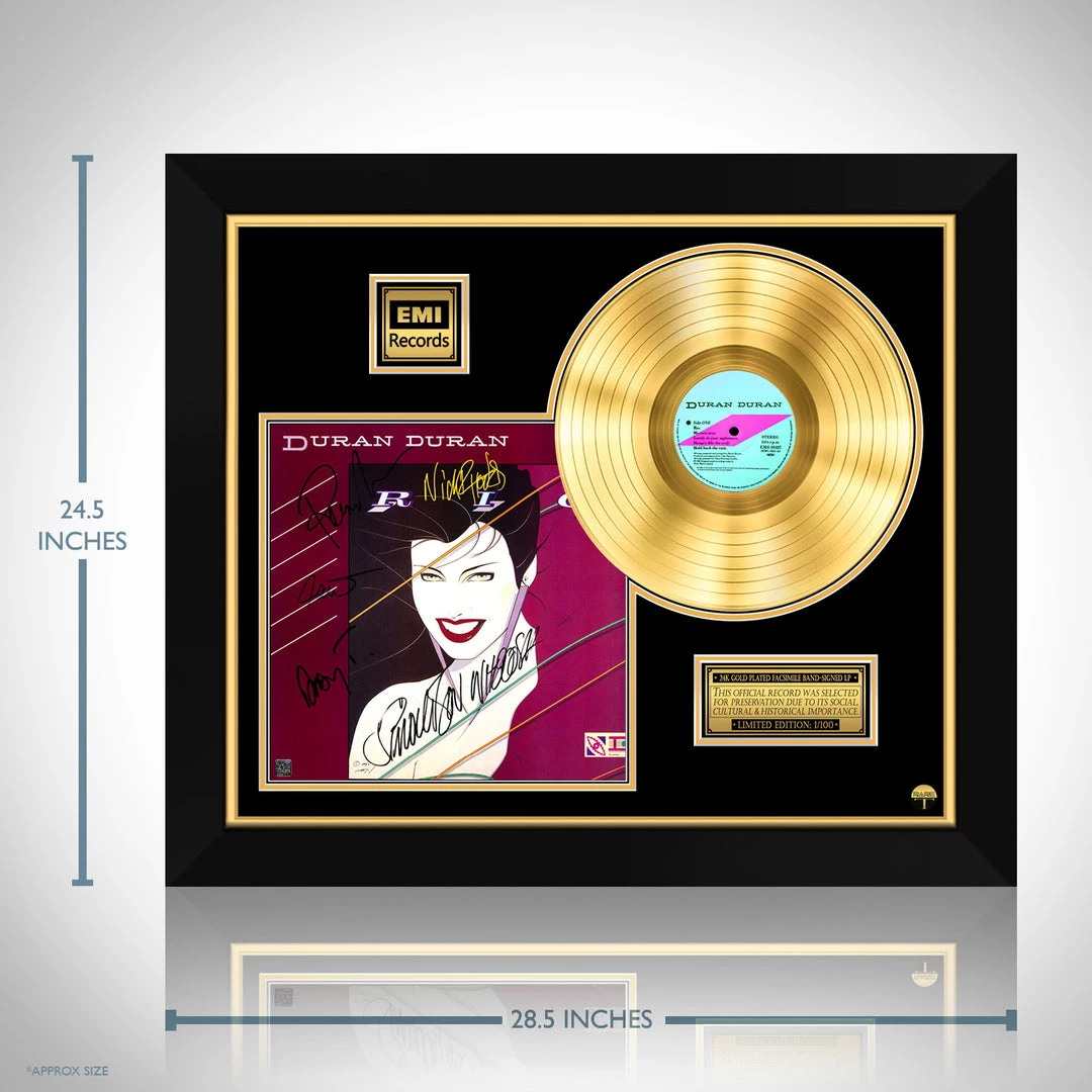 RARE-T Duran Duran Rio Gold LP Limited Signature Edition Studio Licensed Custom Frame Limited Edition Frames 7 RARE-T Duran Duran Rio Gold LP Limited Signature Edition Studio Licensed Custom Frame Limited Edition Frames