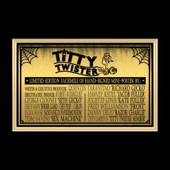 RARE-T From Dusk Till Dawn Mini Poster Limited Signature Edition Studio Licensed Custom Frame