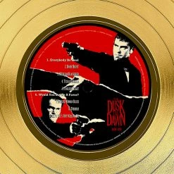 RARE-T From Dusk Till Dawn - Music From The Motion Picture Gold LP Limited Signature Edition Studio Licensed Custom Frame NEW