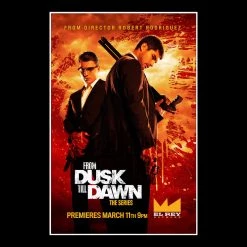 RARE-T Limited Edition Frames From Dusk Till Dawn (Series) Transcript Limited Signature Edition Studio Licensed Custom Frame